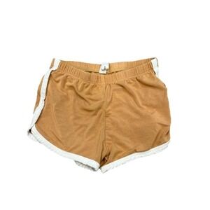Baby‎ sprouts bamboo track shorts tan brown unisex 2T running